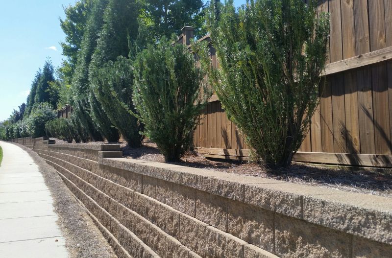 Concrete Retaining Wall Installation
